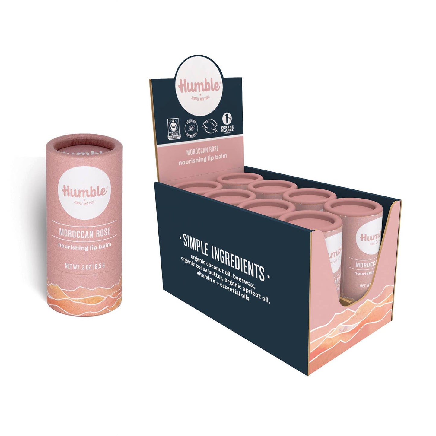 Moroccan Rose | Plastic-free Lip Balm