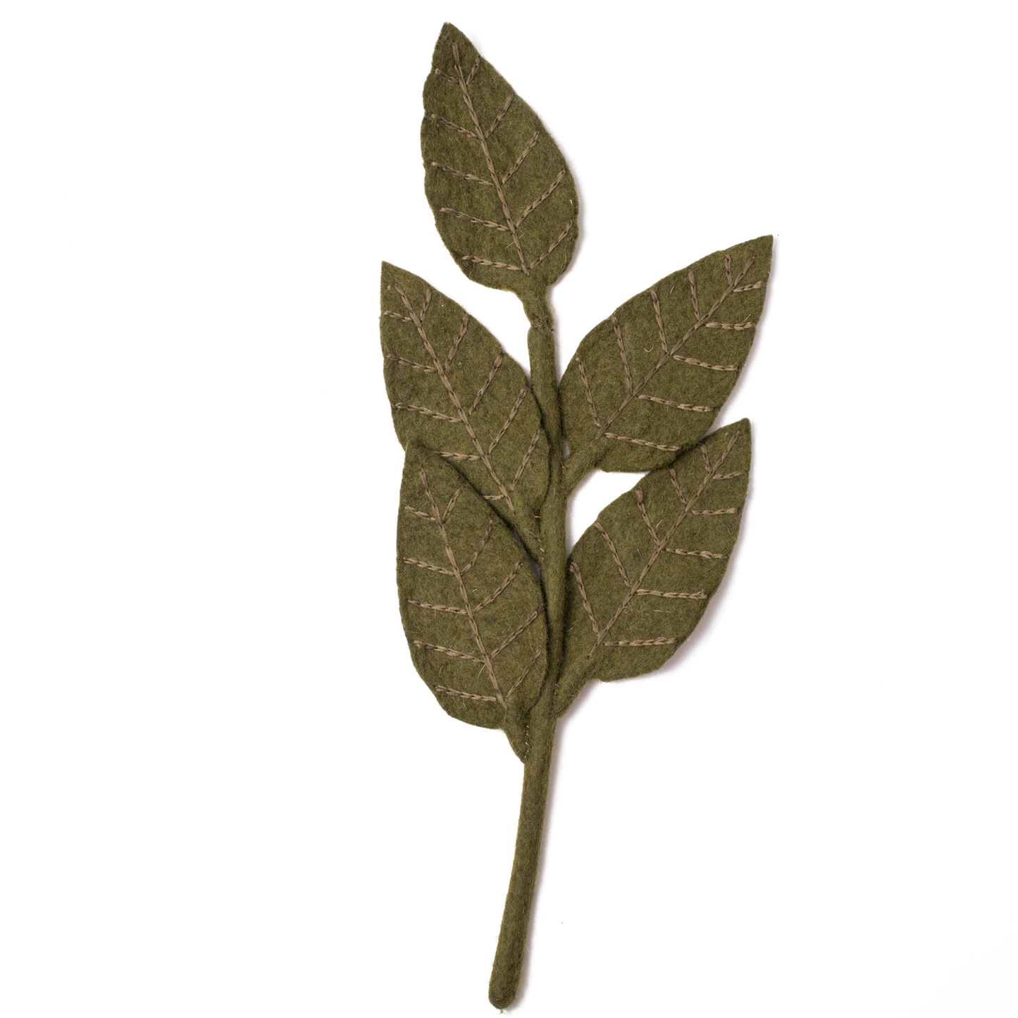 Felt Ash Leaf: Soft Green