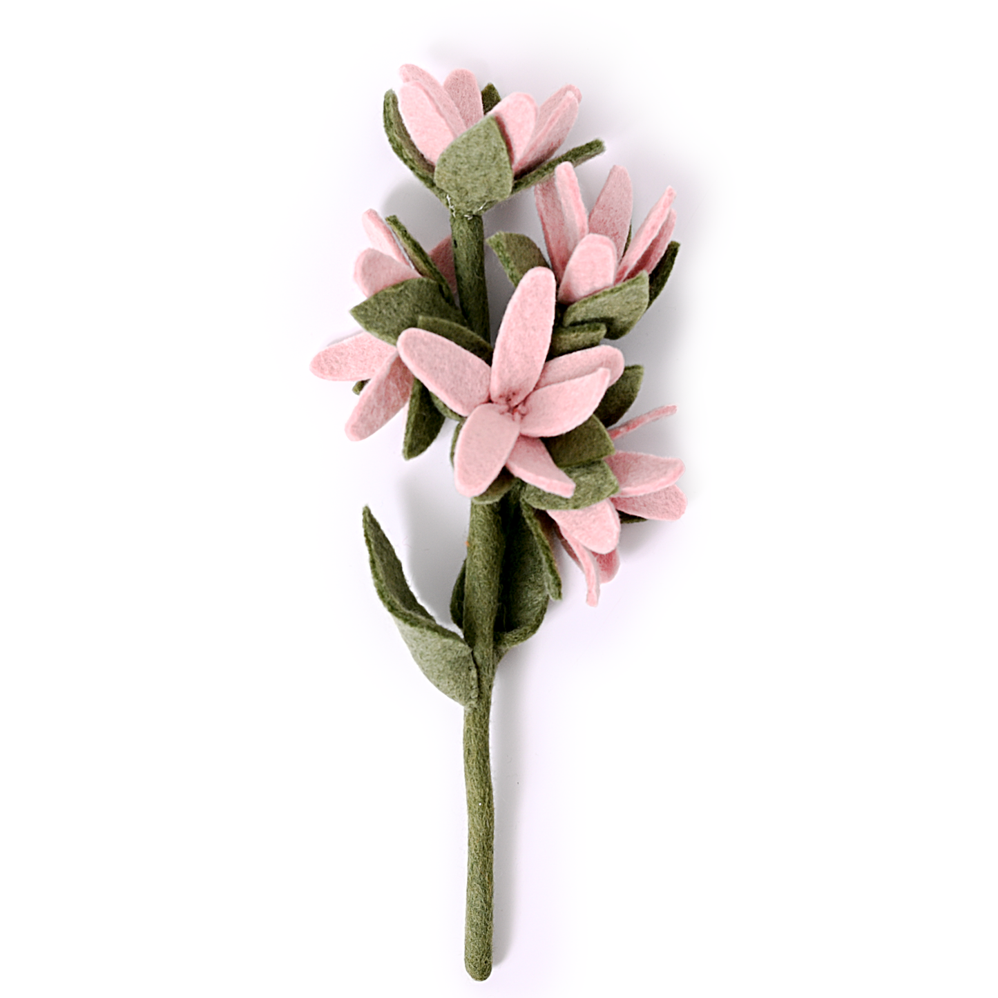 Felt Watsonia Flower: White