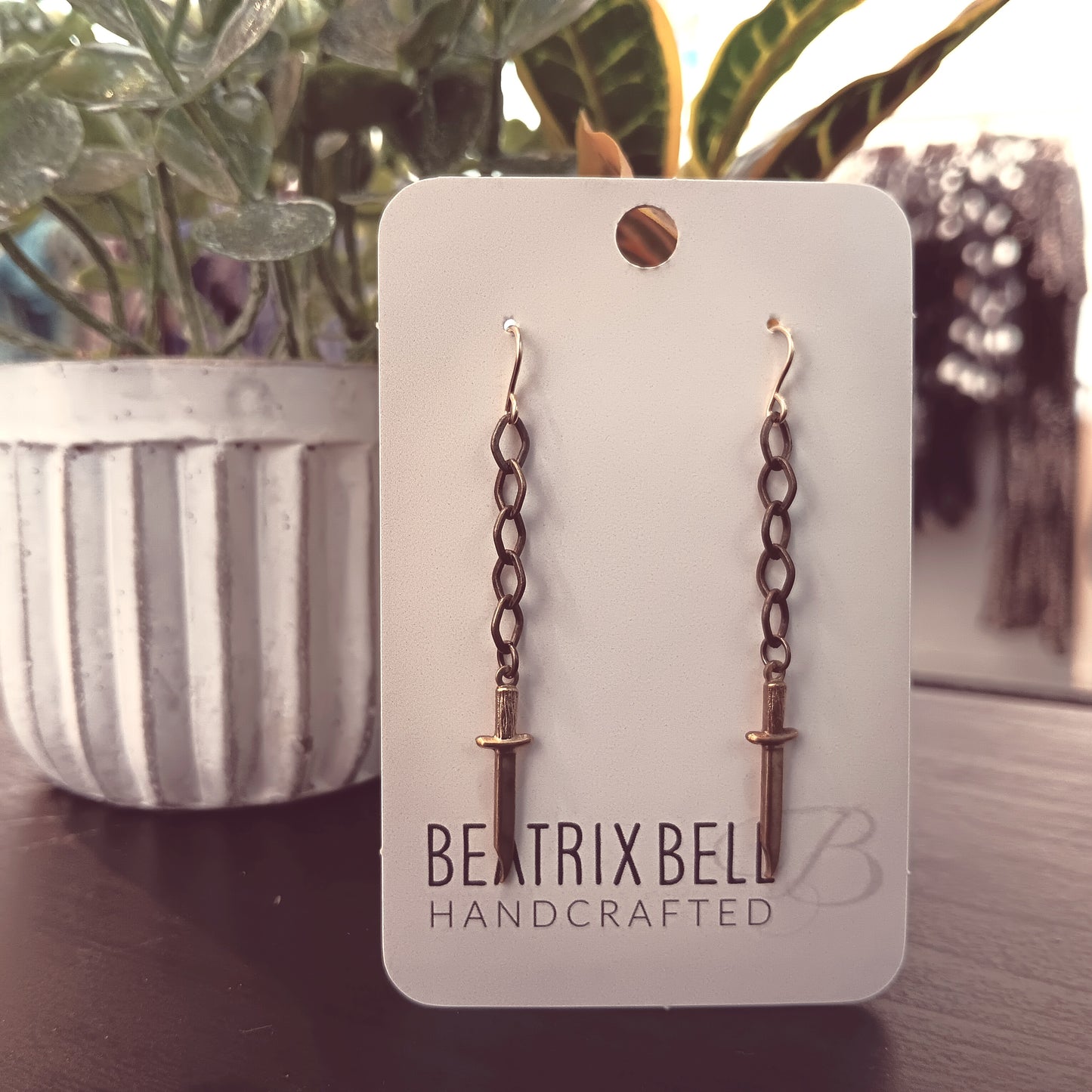 Knife Earrings