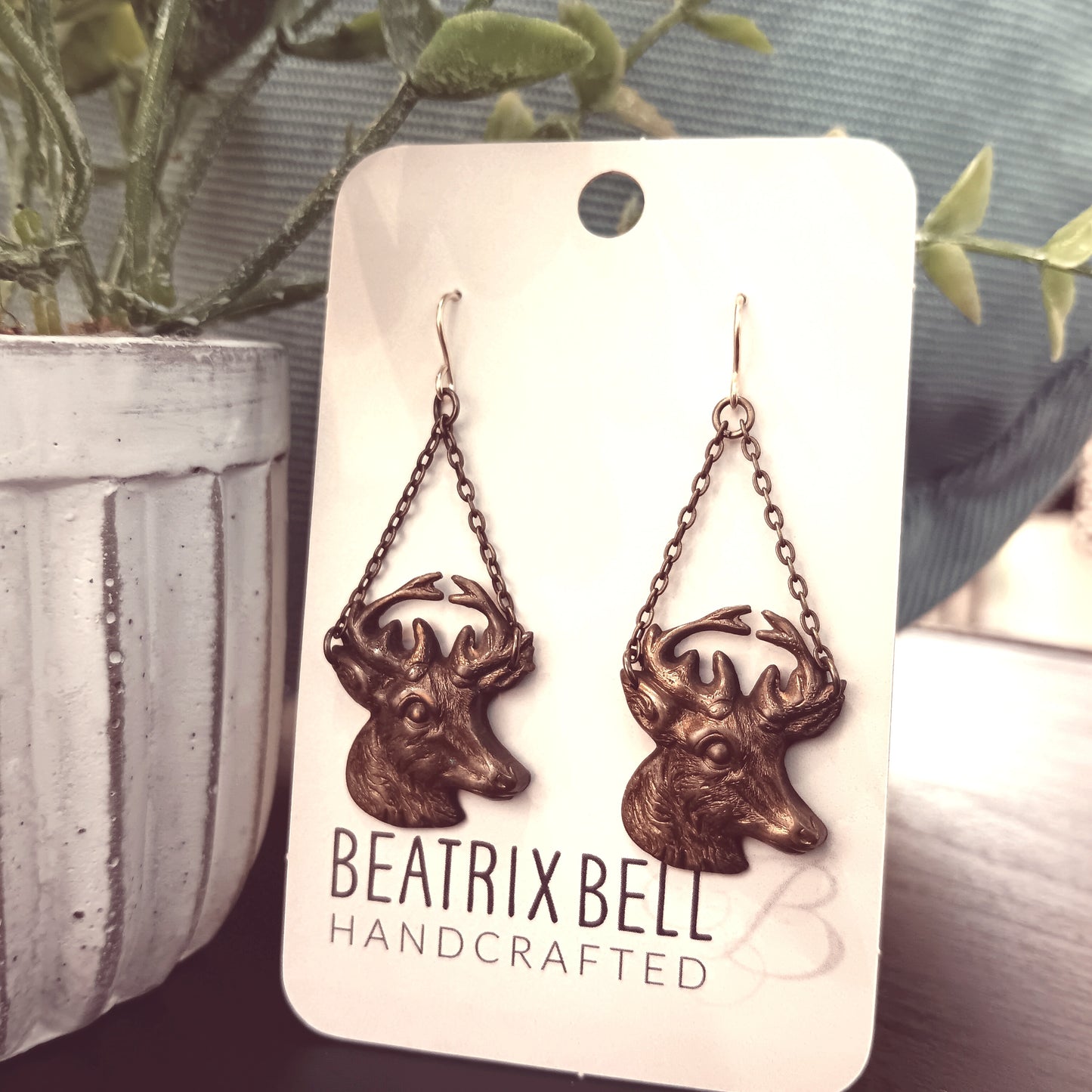 Woodland Deer Earrings