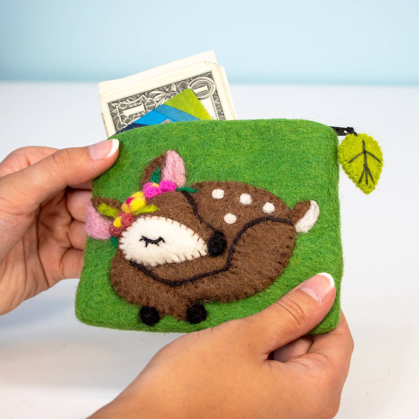 Sleeping Fawn Coin Purse