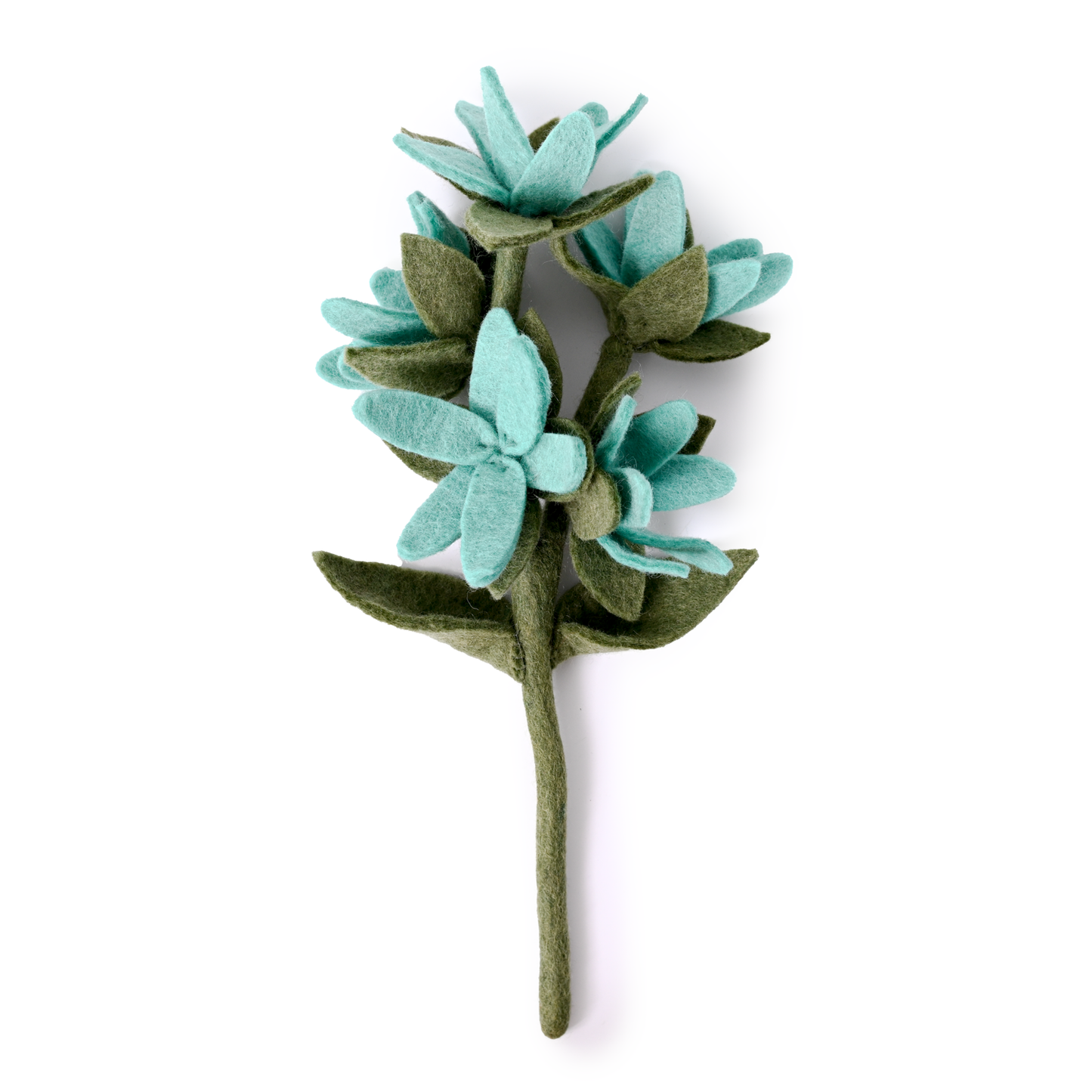 Felt Watsonia Flower: White