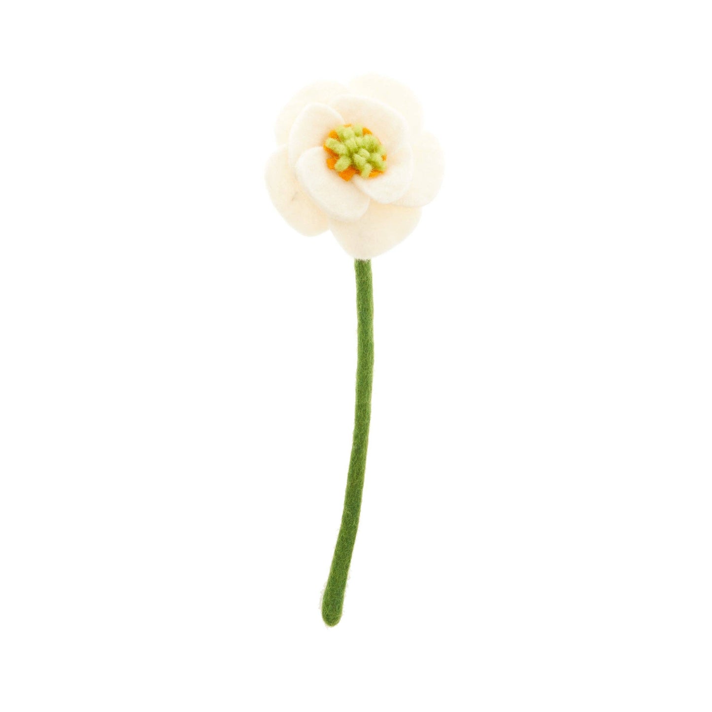Felt Poppy Flower: Pink
