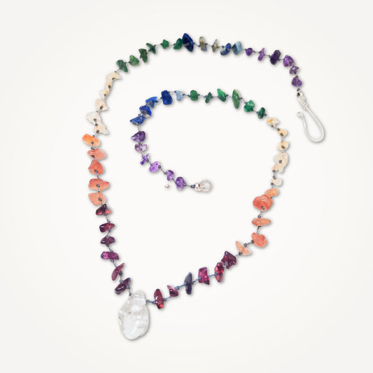 Knotted Chakra Necklaces