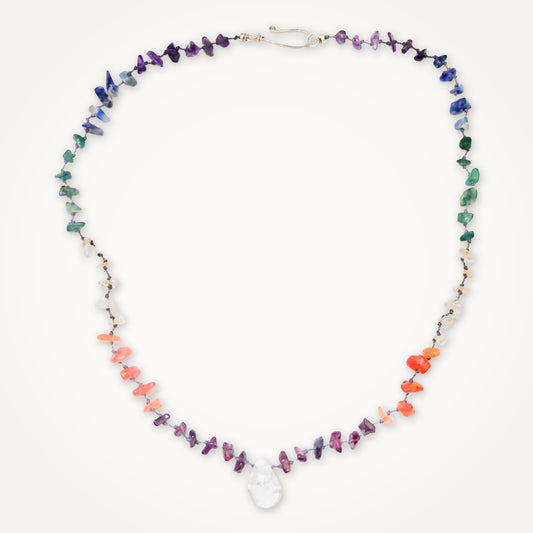 Knotted Chakra Necklaces