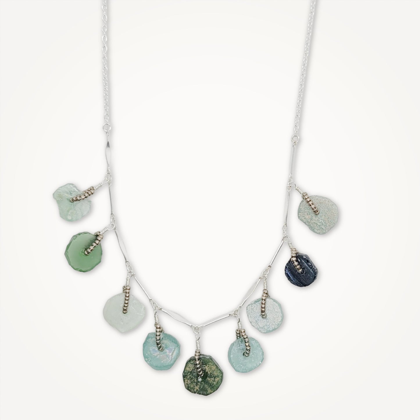 Roman Glass Medallions Necklace