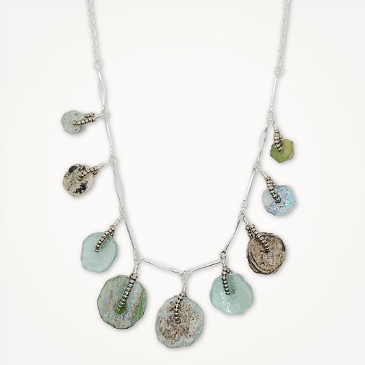 Roman Glass Medallions Necklace