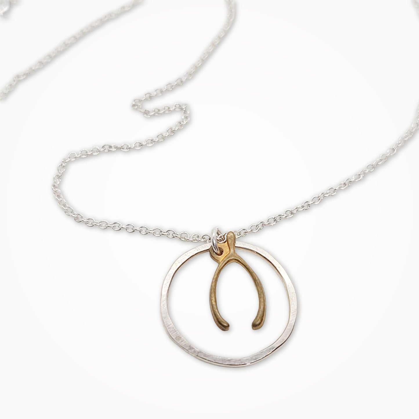 Wishbone Hoop Necklace