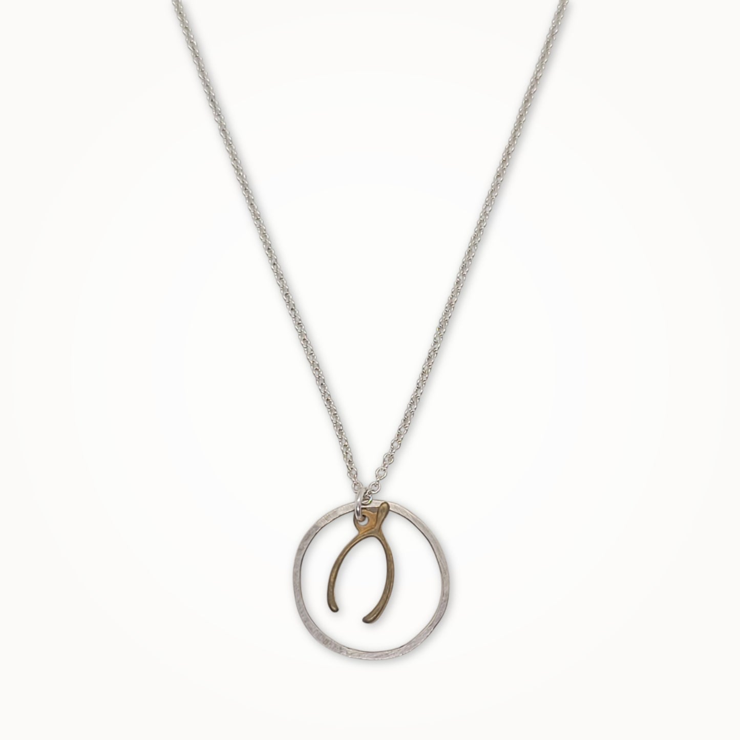 Wishbone Hoop Necklace