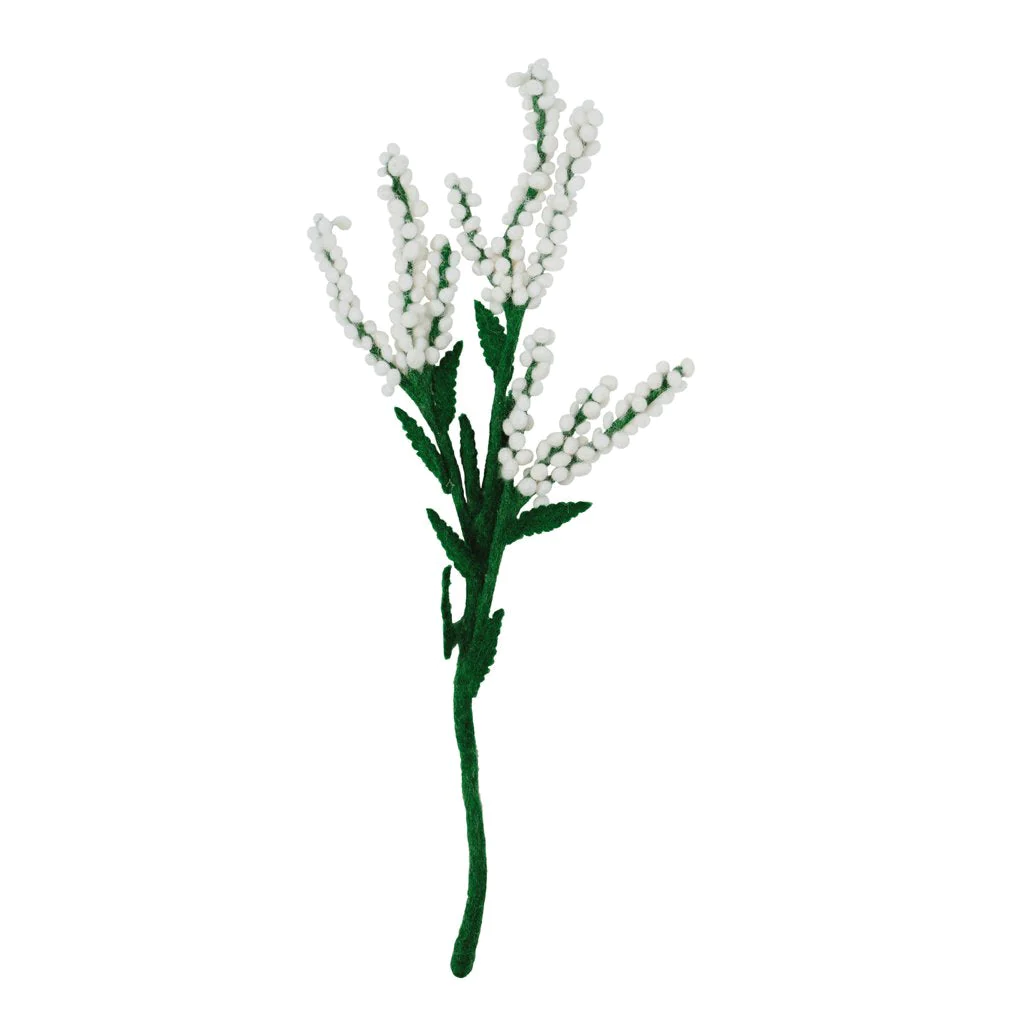 Felt Baby’s Breath Flowers: White