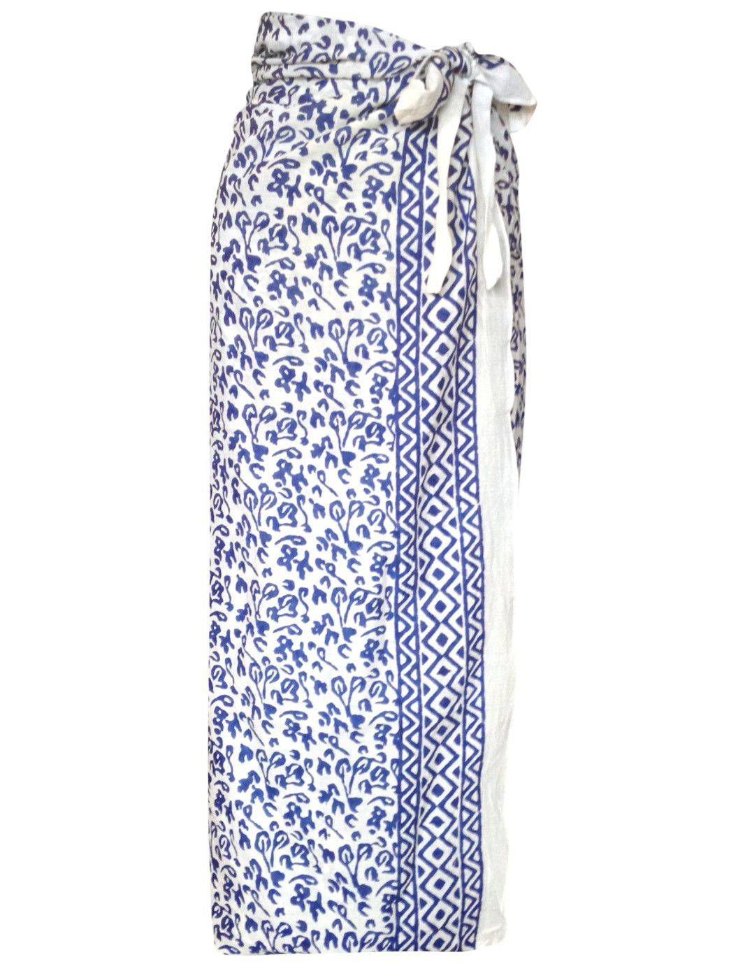 Abstract Blue Sarong - Passion Lilie