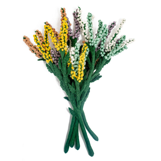 Felt Baby’s Breath Flowers: Peach