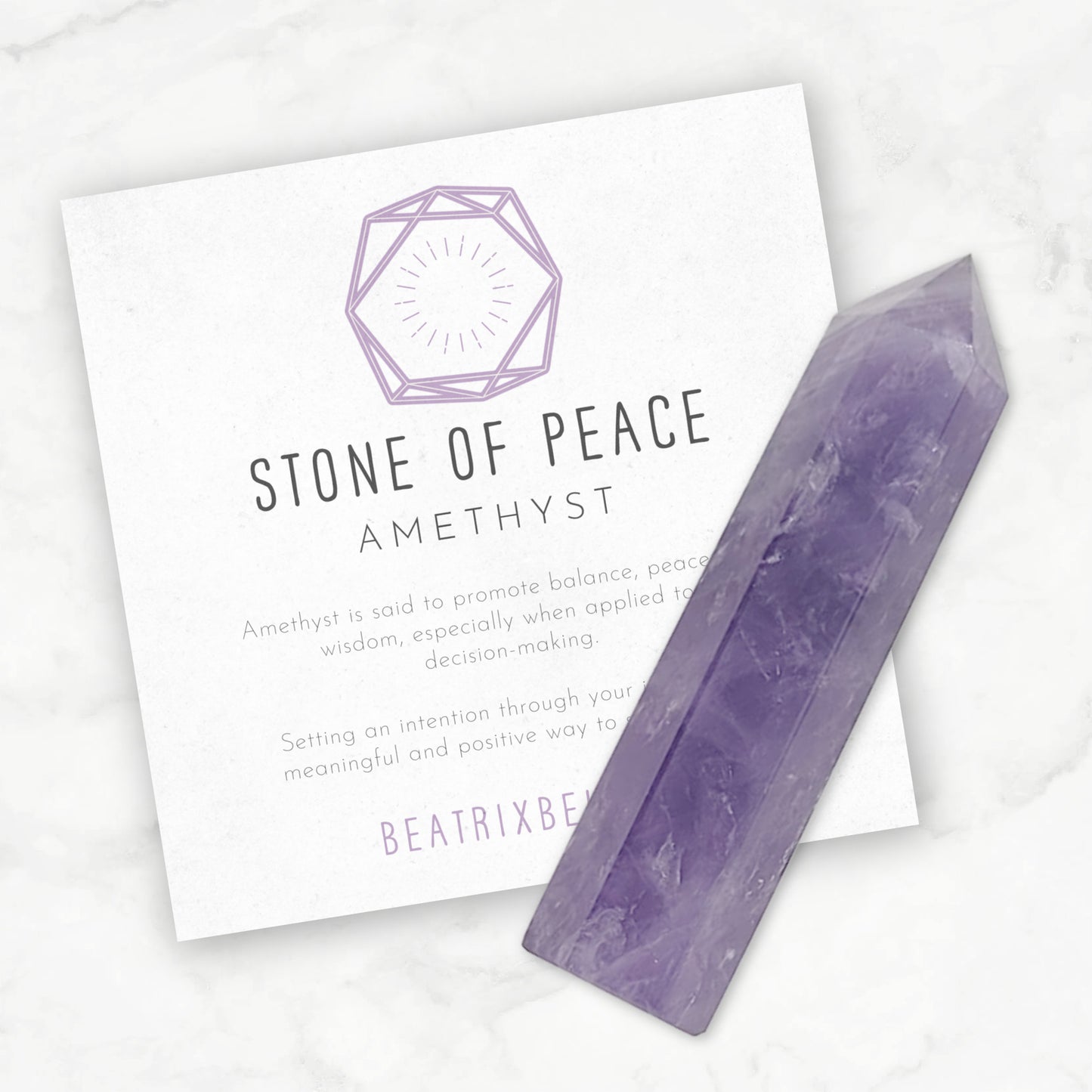 Crystal Tower | Choice of Gemstone