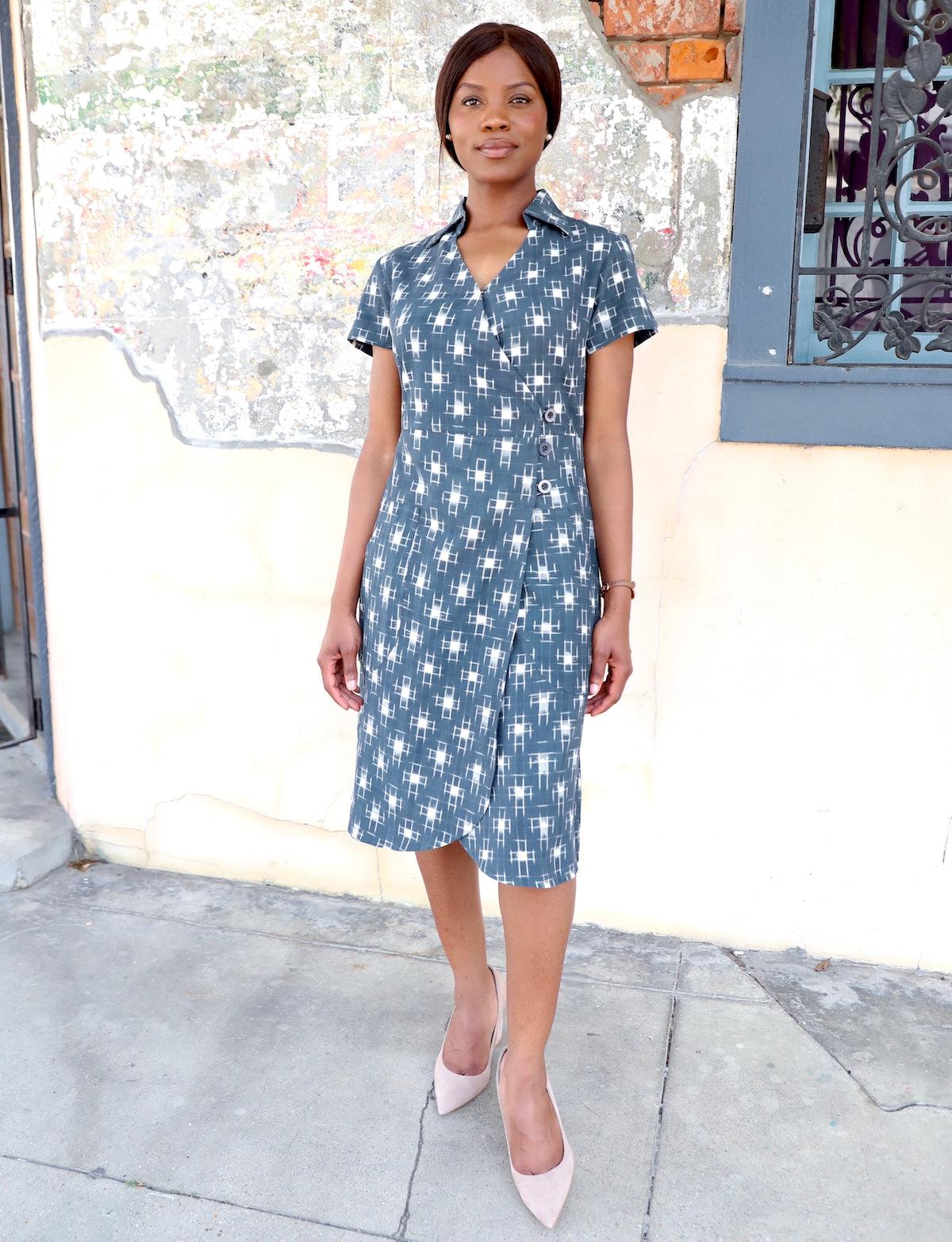 Anniki Wrap Dress - Passion Lilie