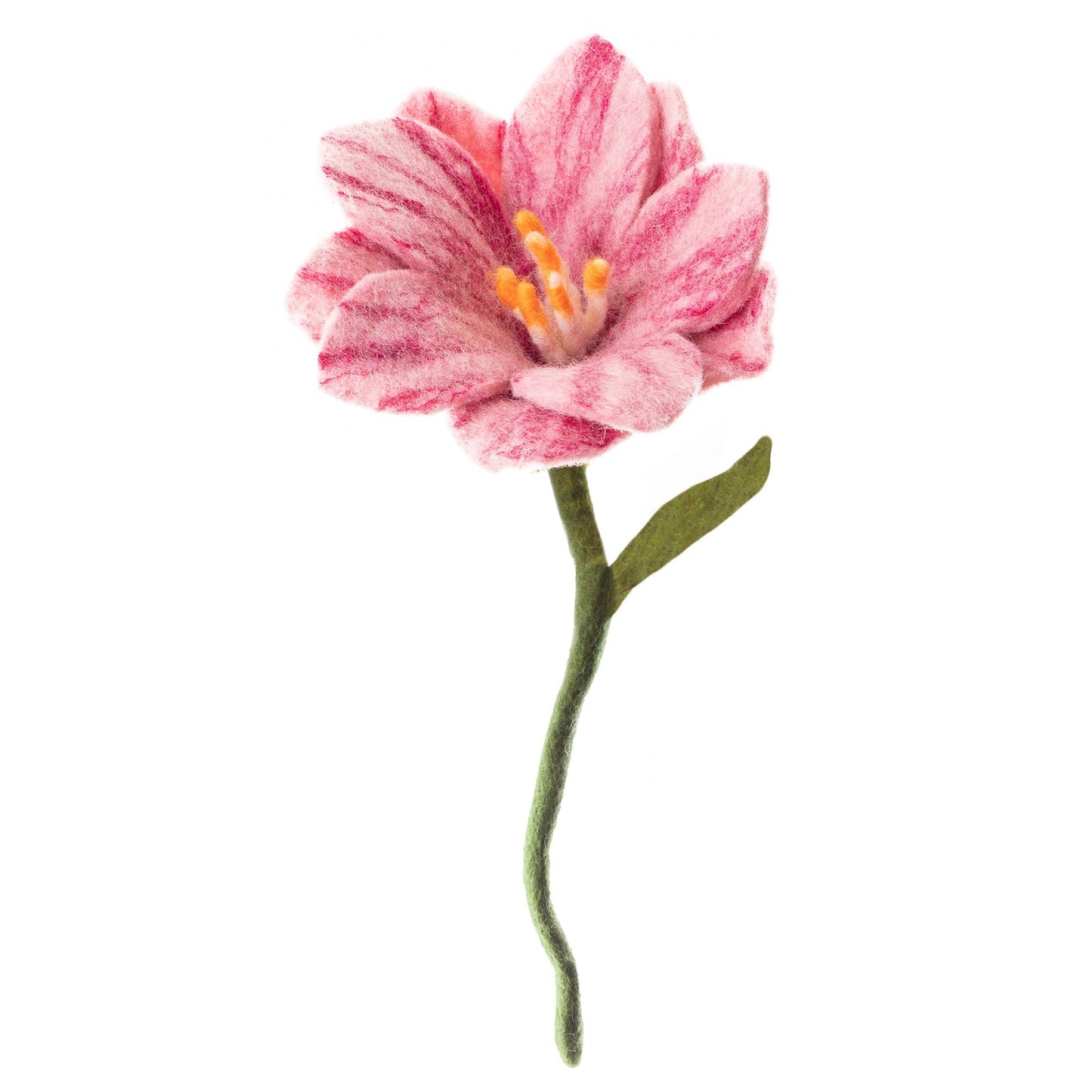 Felt Wildflowers: Ruby Red