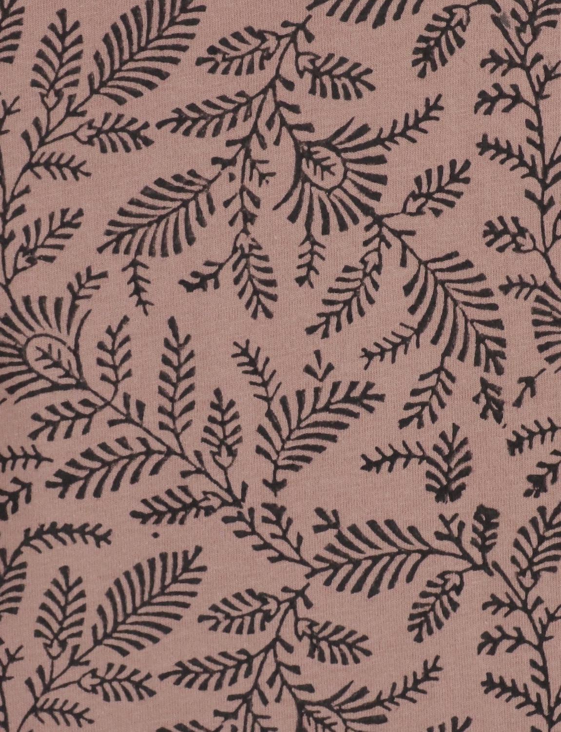 Botanical Bliss Organic Wrap Dress - Passion Lilie