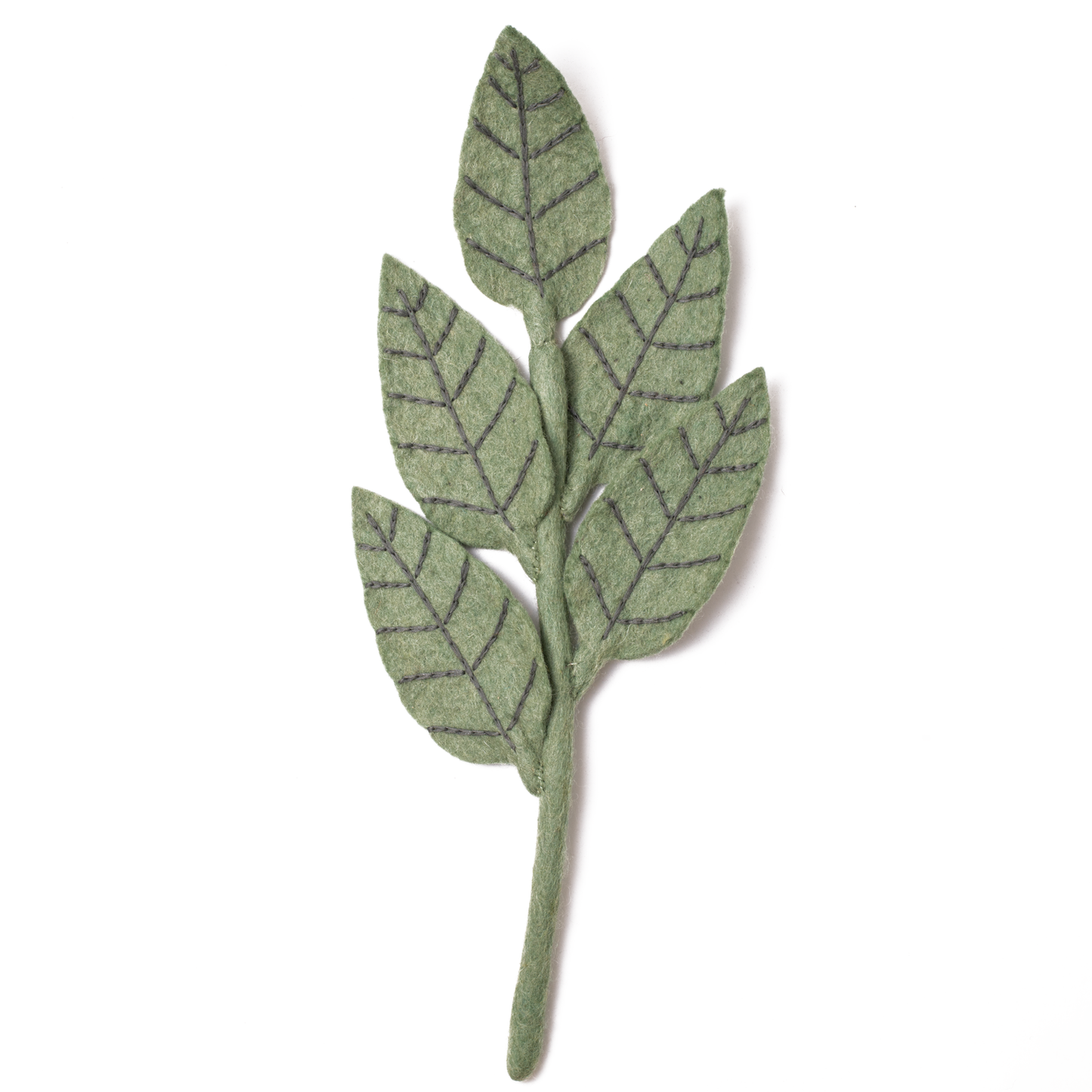 Felt Ash Leaf: Soft Green