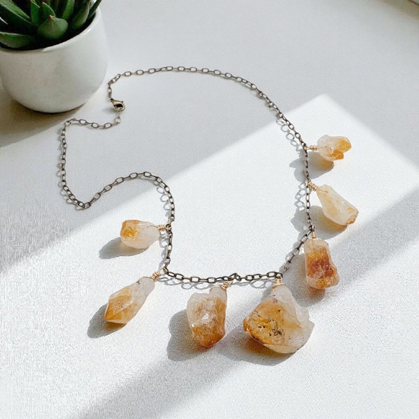 Raw Stone Necklaces | Assorted Styles