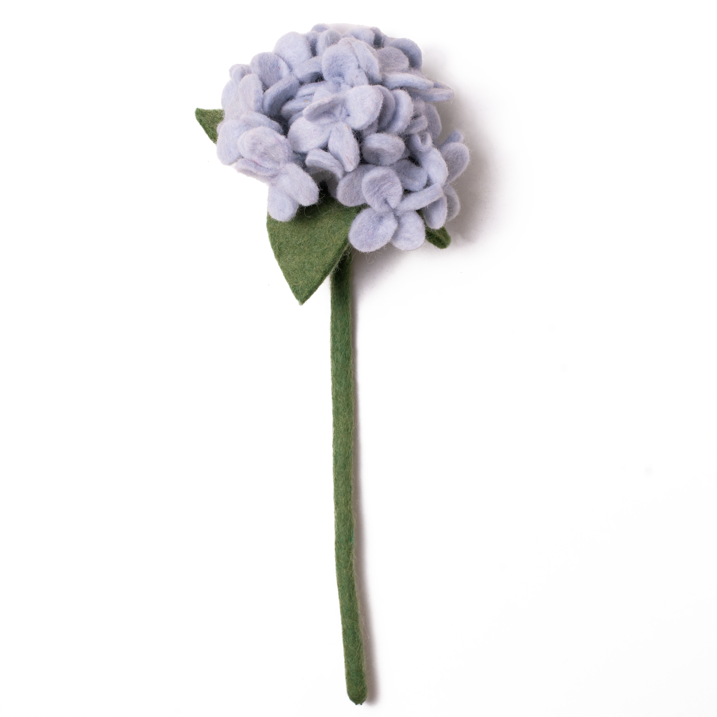 Felt Hydrangea Flower: Periwinkle