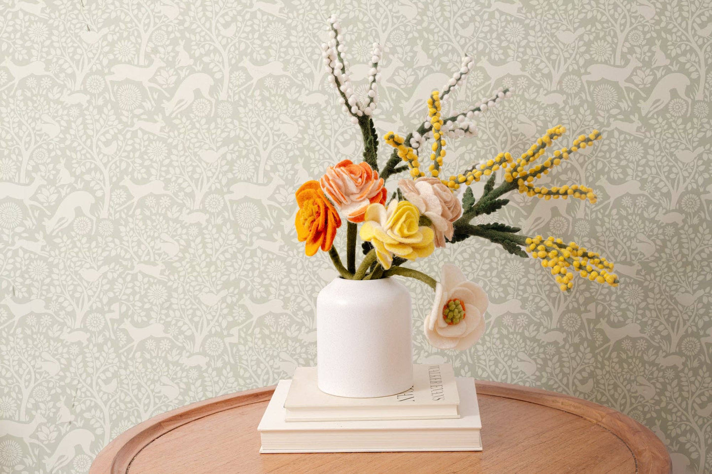 Felt Baby’s Breath Flowers: White