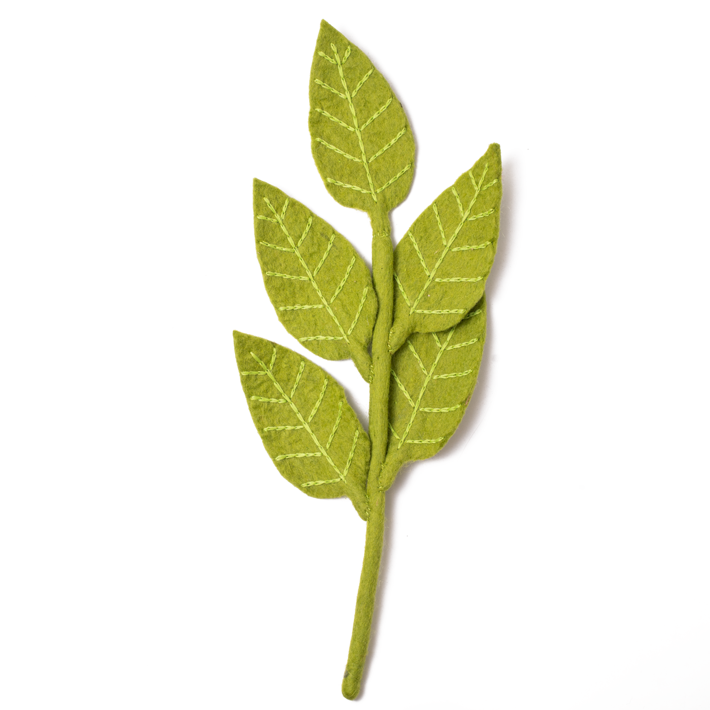 Felt Ash Leaf: Soft Green