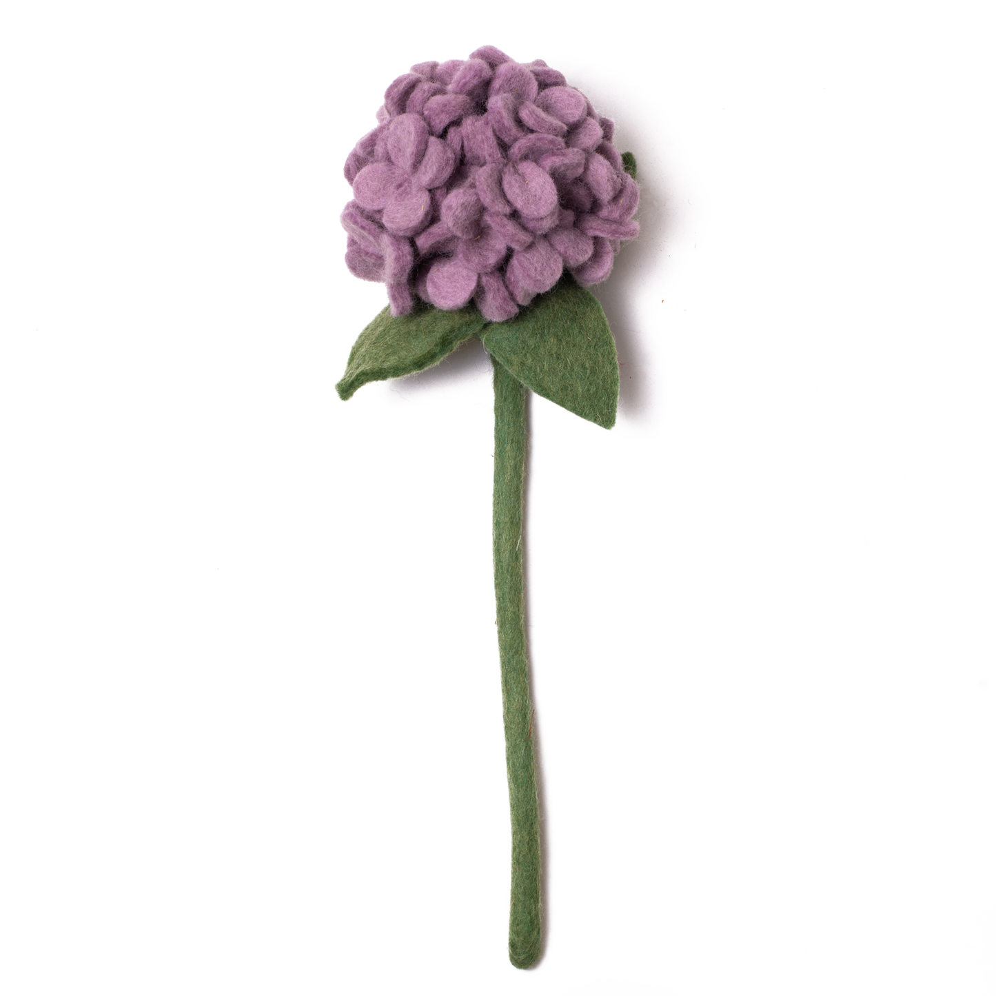 Felt Hydrangea Flower: Periwinkle