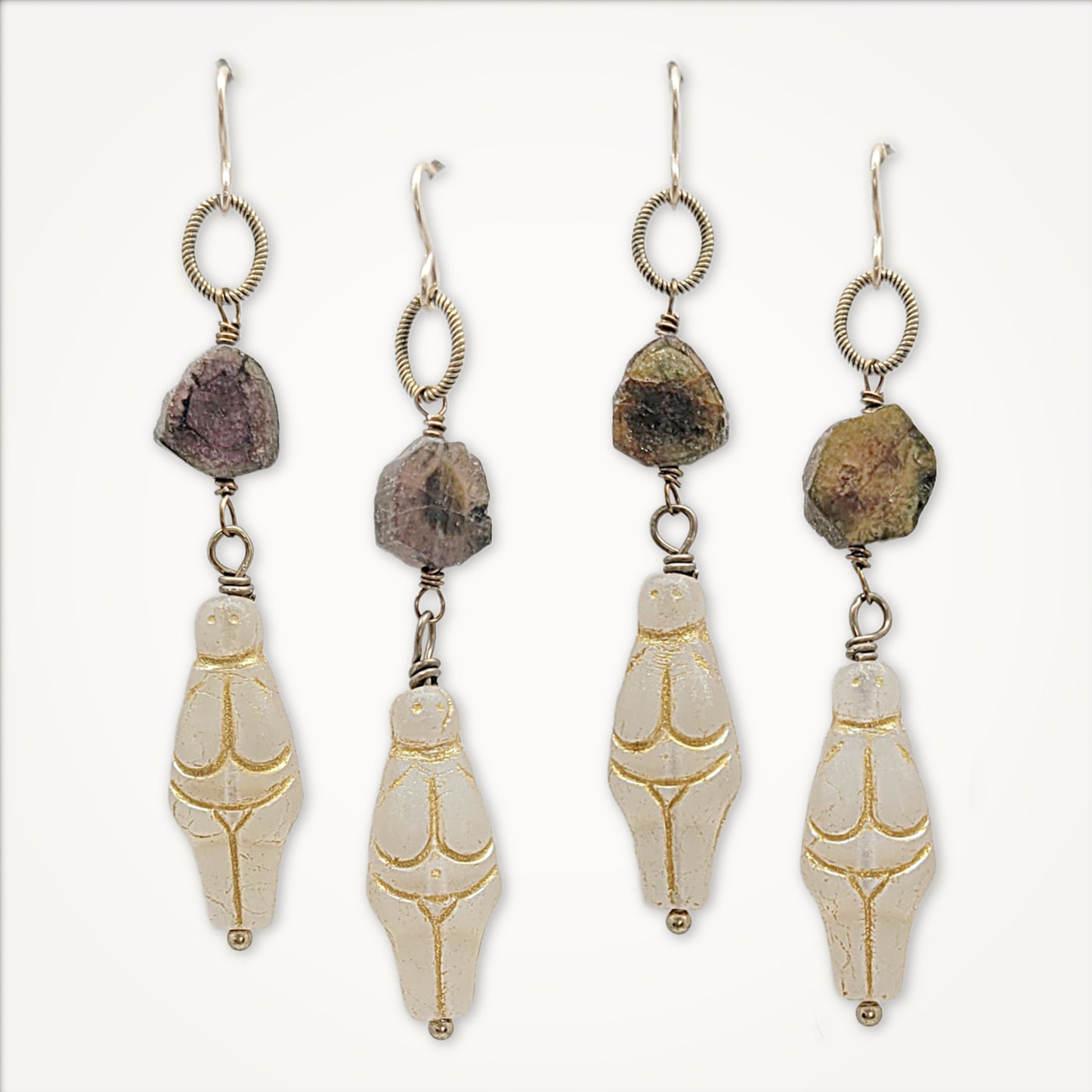 Goddess Earrings | Tourmaline