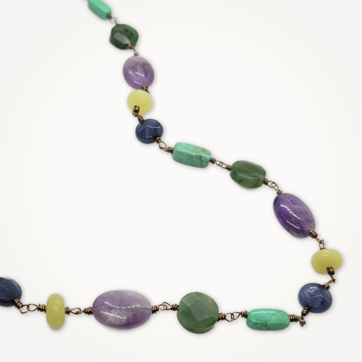 Juno Necklace • Gemstone Mix