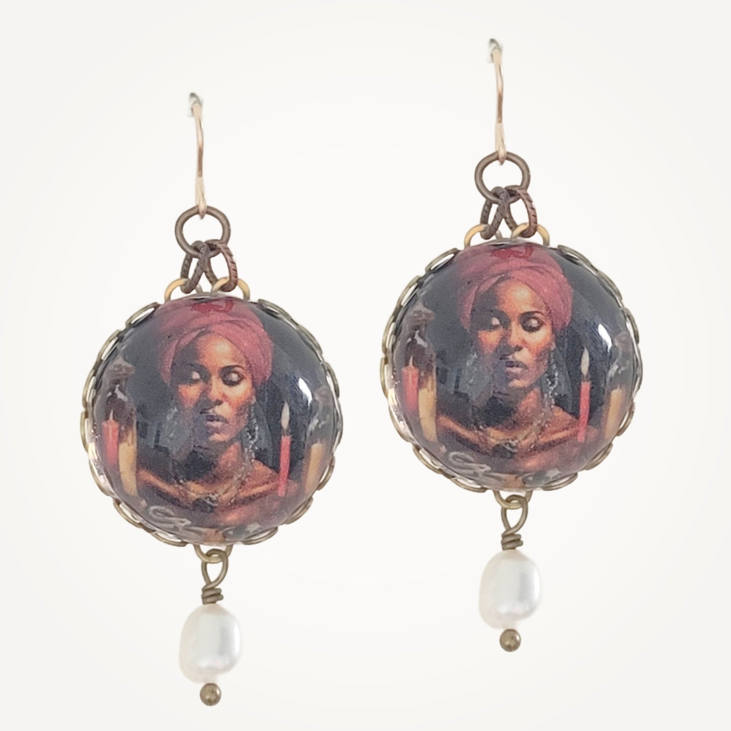 Marie Laveau Earrings | Freshwater Pearl