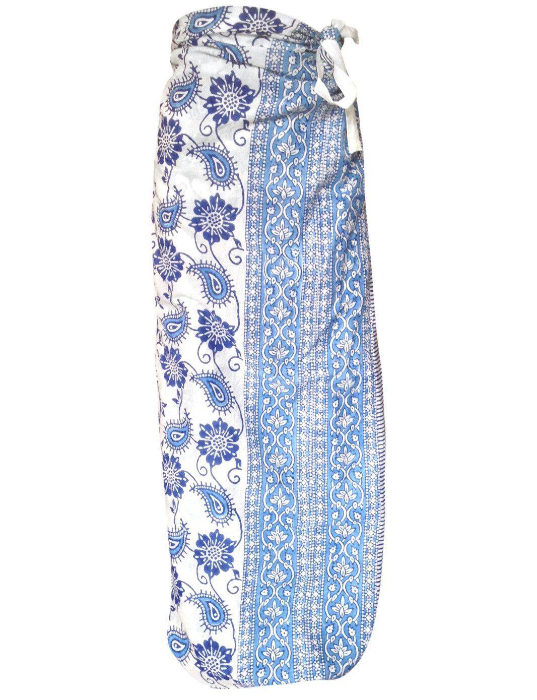 Mom's Favorite Blue Sarong - Passion Lilie