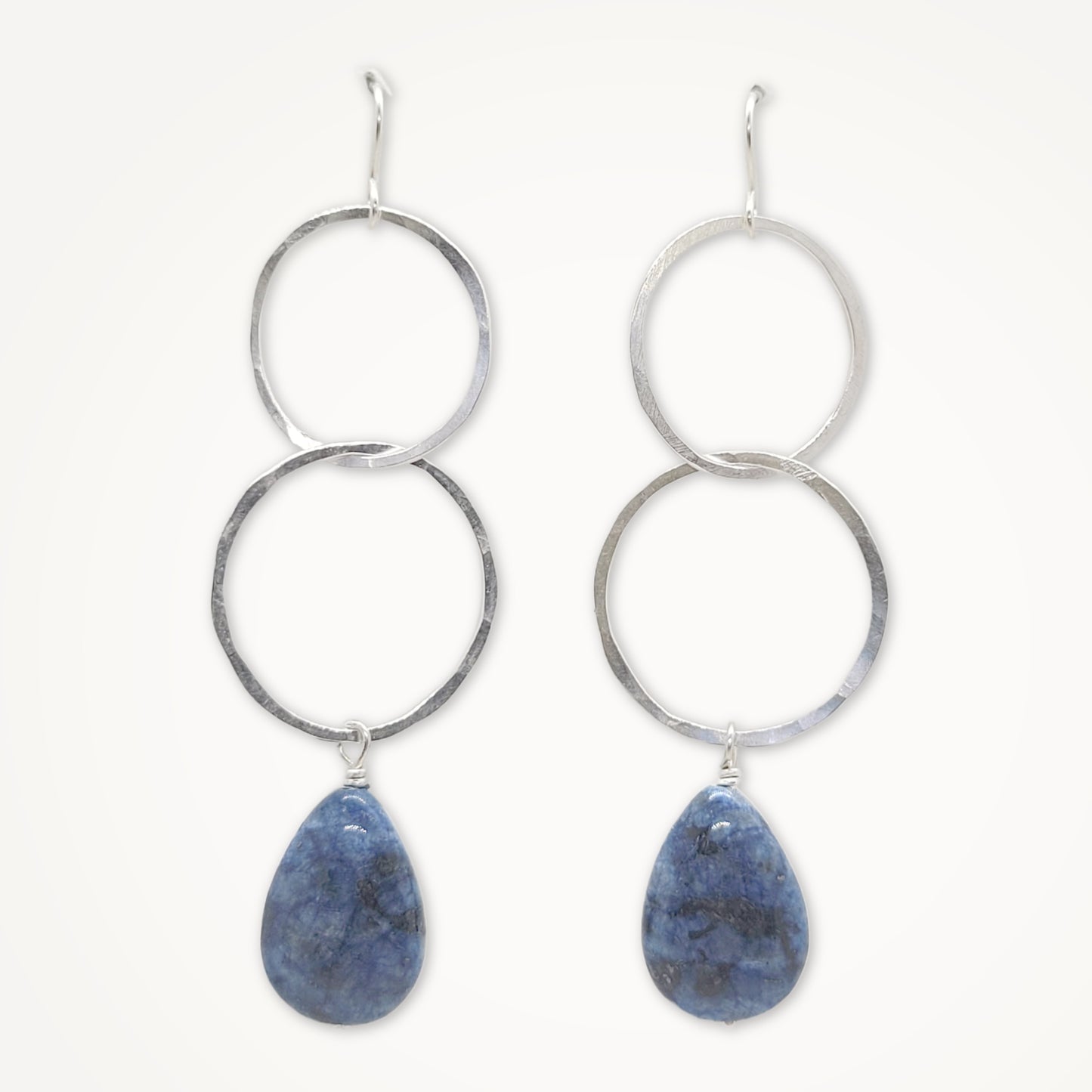 Moon Halo Earrings | Choice of Gemstone