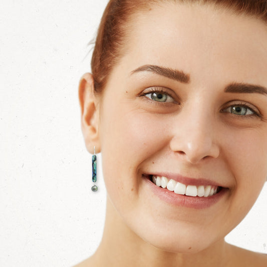 Mother of Pearl & Pearl Earrings