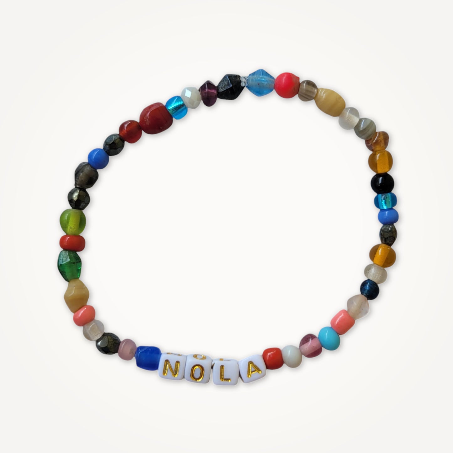 NOLA Bracelet | Vintage Mardi Gras Beads