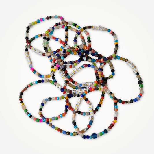 NOLA Bracelet | Vintage Mardi Gras Beads