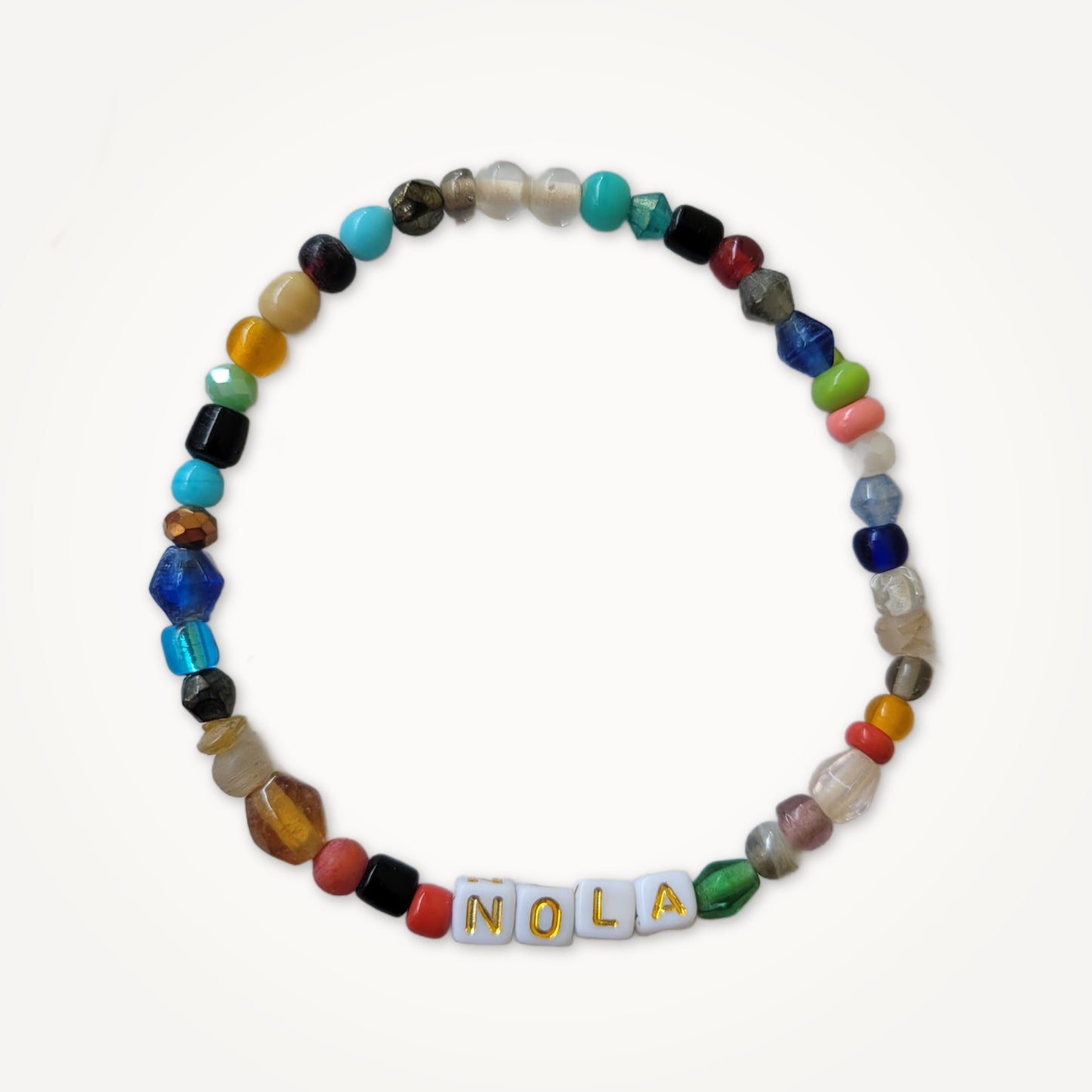 NOLA Bracelet | Vintage Mardi Gras Beads