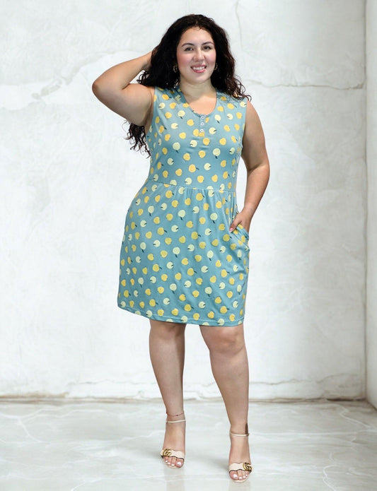 Peachy Skies Organic Dress - Passion Lilie