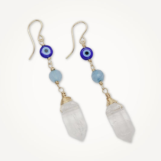 Protection Earrings | Choice of Gemstone