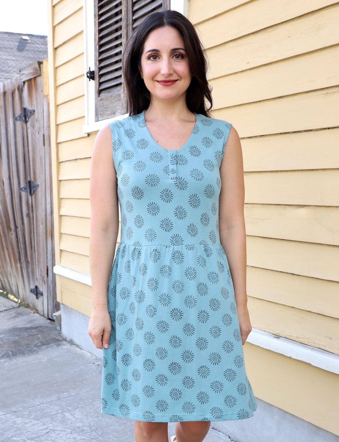 Skyward Organic Dress - Passion Lilie