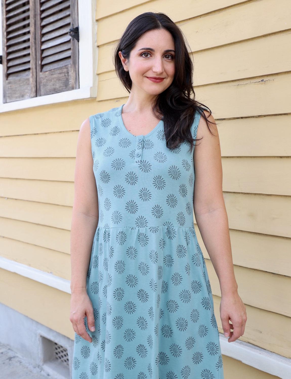 Skyward Organic Dress - Passion Lilie