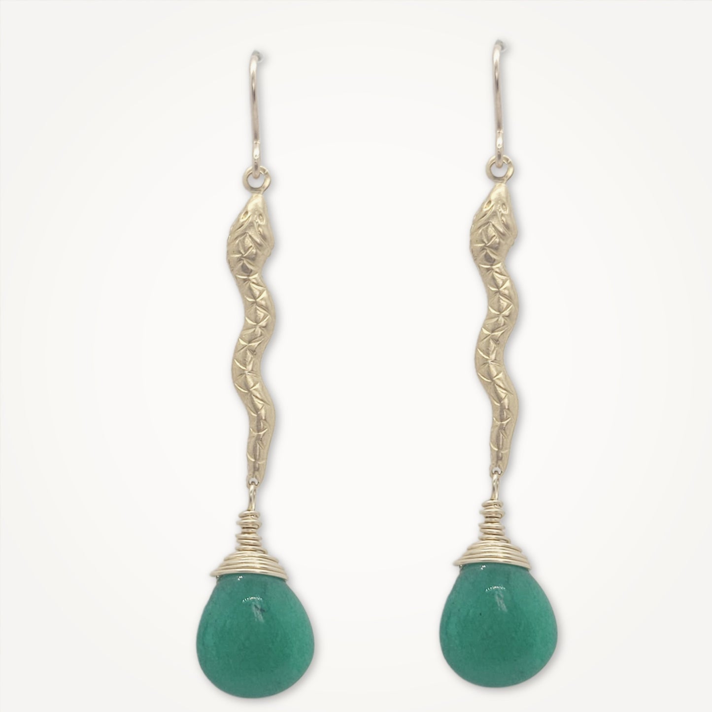 Snake Earrings | Malaysian Jade
