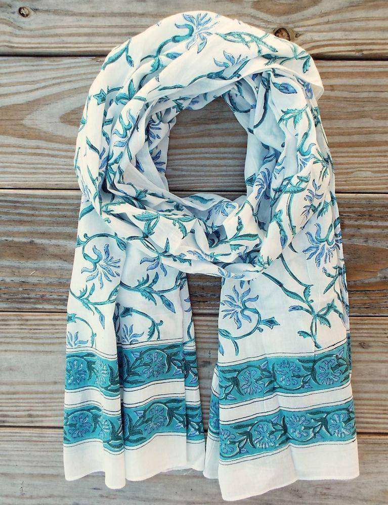Vintage Floral Scarf - Passion Lilie