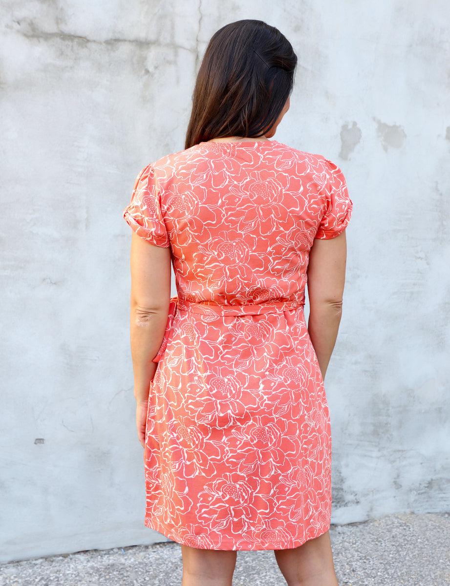 Viva Floral Organic Dress - Passion Lilie