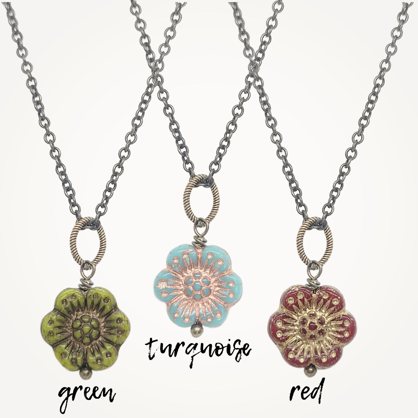 Bloom Radiance Flower Necklace | Assorted Colors