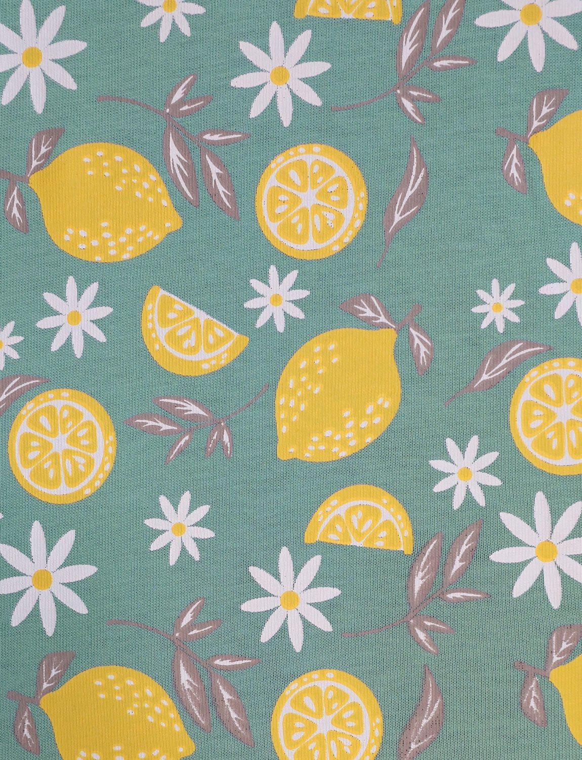 Zesty Lemon Organic Wrap Dress - Passion Lilie