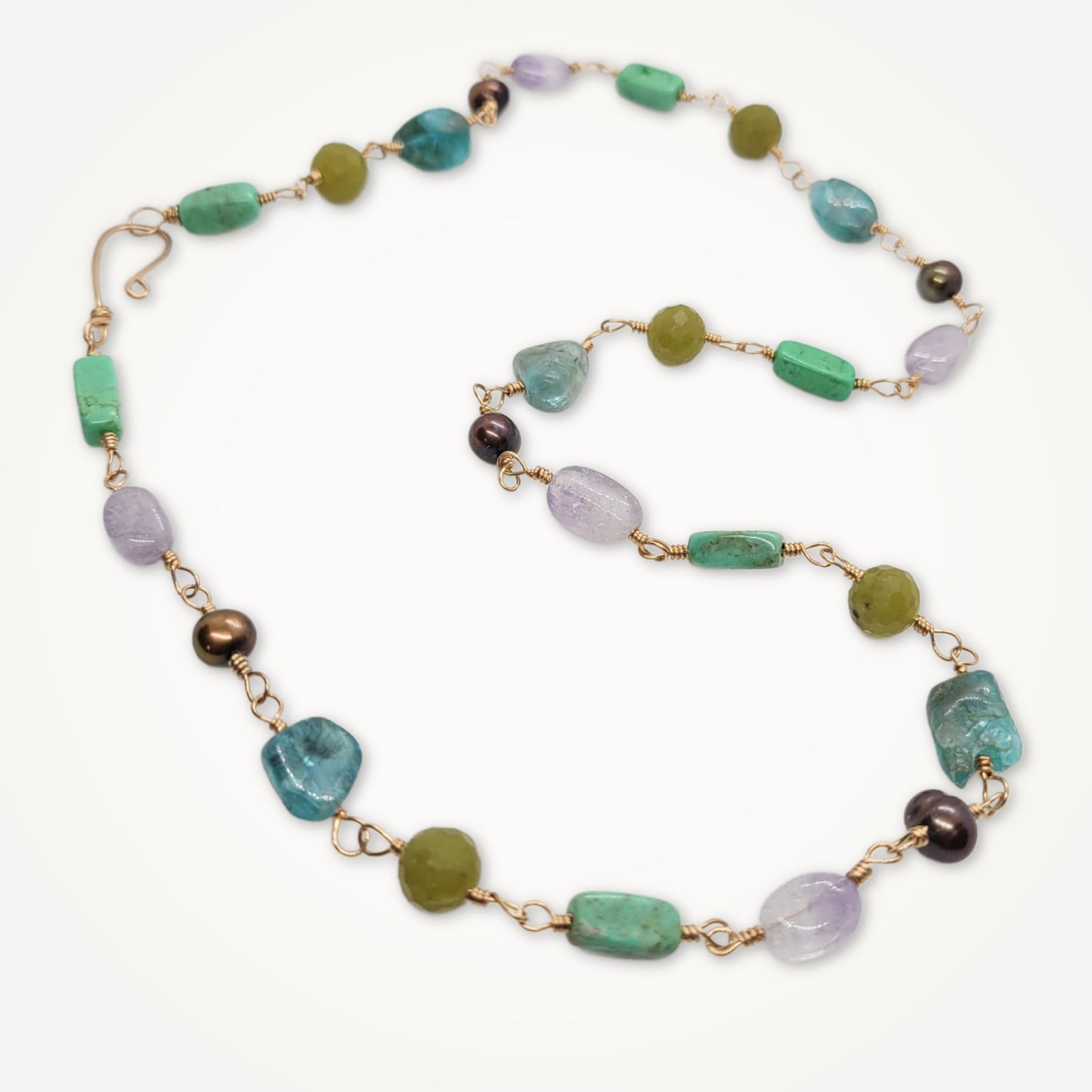 Zola Necklace • Gemstone Mix