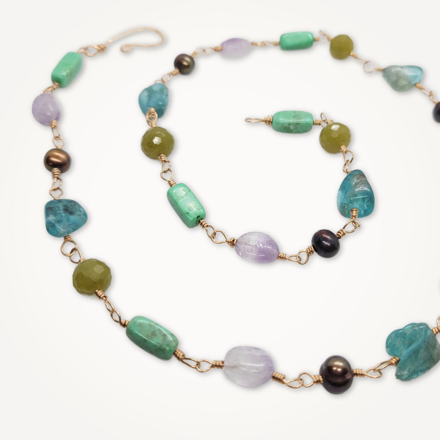 Zola Necklace • Gemstone Mix