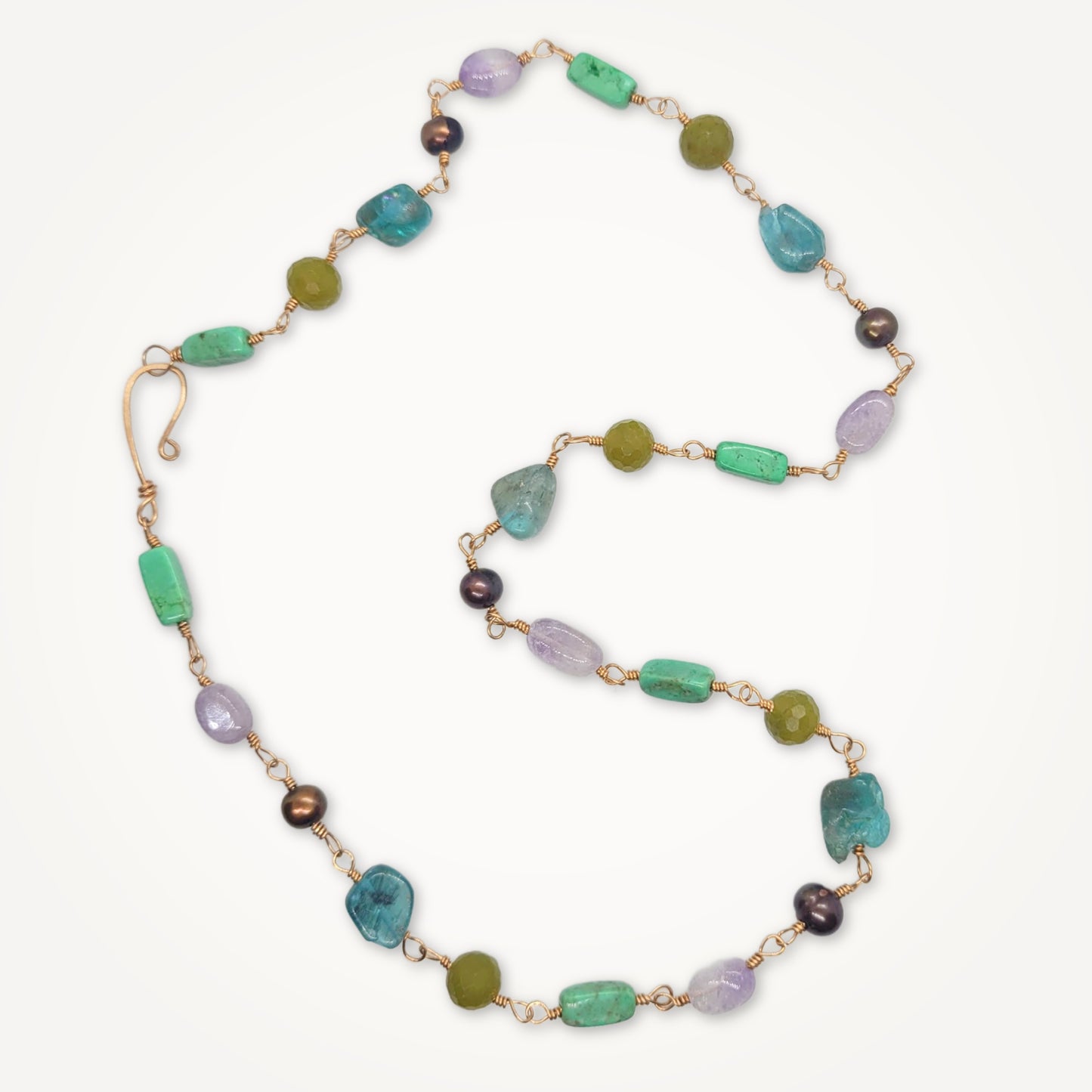 Zola Necklace • Gemstone Mix