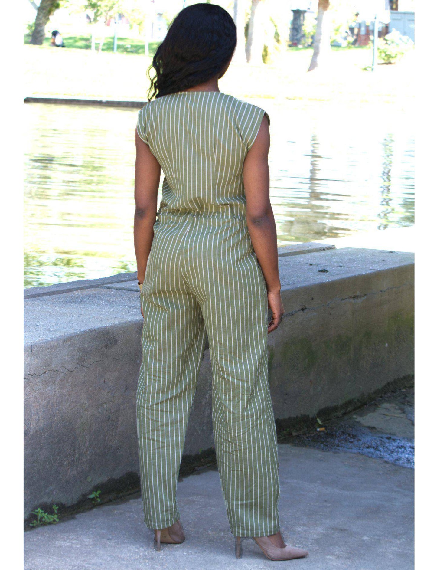 Olive Jumpsuit - Passion Lilie - Fair Trade - Sustainable Fashion