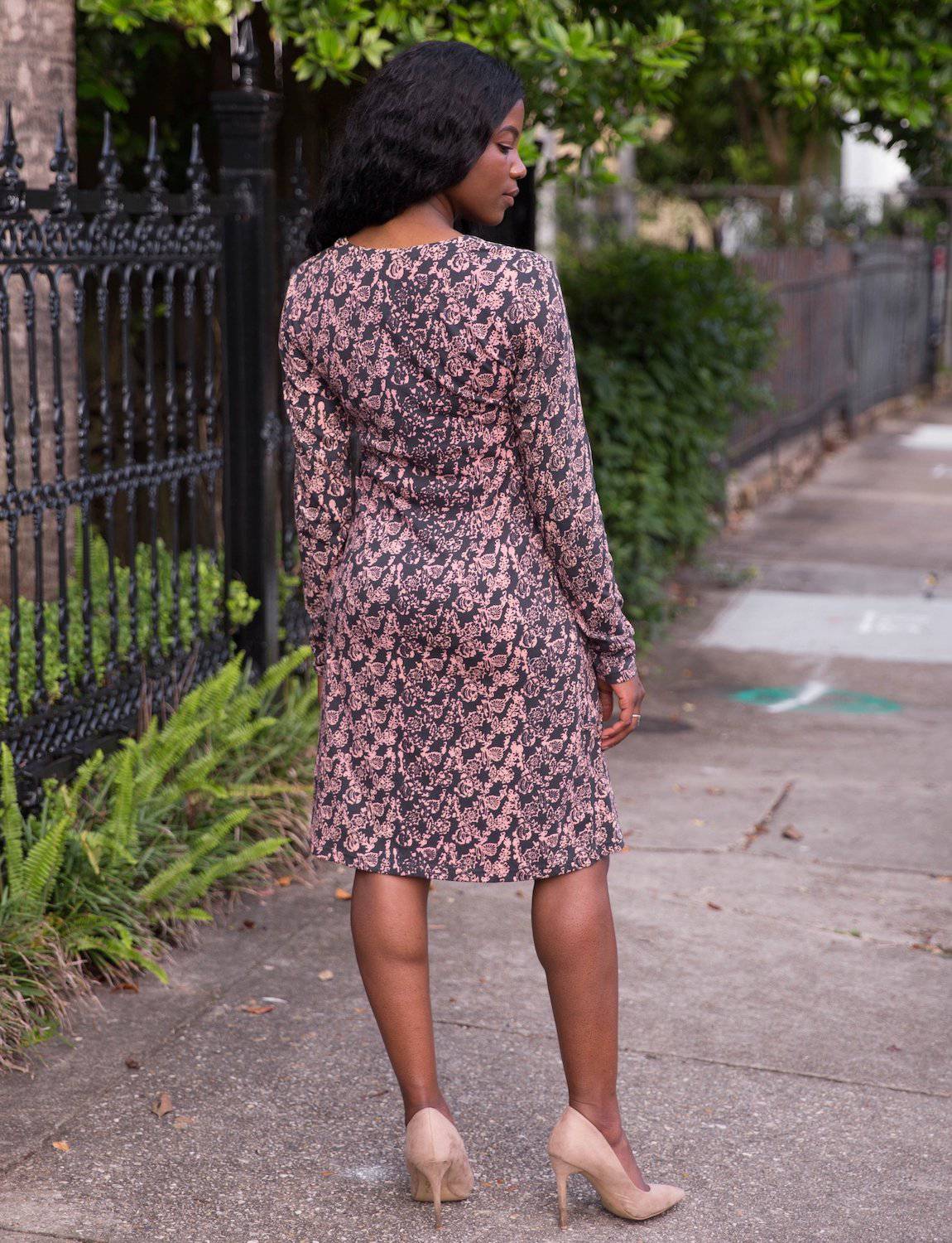 Evelina Organic Jersey Dress - Passion Lilie - Fair Trade - Sustainable Fashion